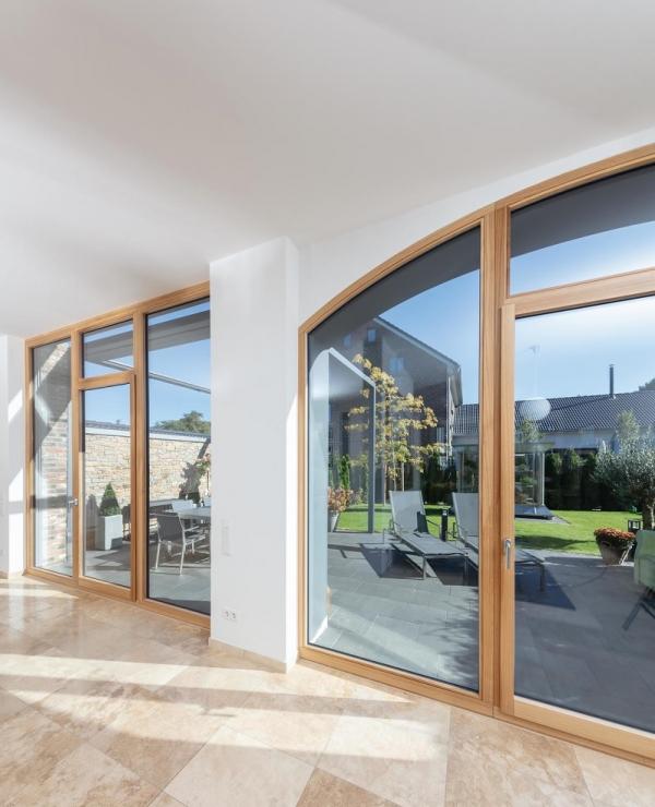 Bodentiefe Holz-Aluminium-Fenster in Mettmann
